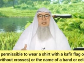Shirt with kafir flag (with or without cross) or name of a celebrity or band