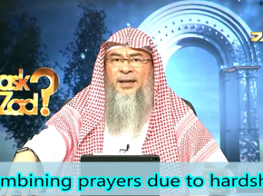 Combining Prayers due to hardship