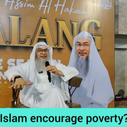 Does islam encourage poverty?