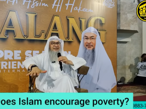 Does islam encourage poverty?