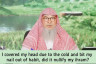 I covered head due to cold & bit nails out of habit, did it nullify my Ihram? #islam