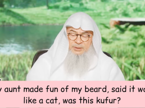 My aunt made fun of my beard, said it was like a cat! Is this kufr? #islam #islamic
