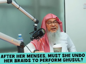 Must I undo my braids when doing ghusl after menses (any major impurity) #islam