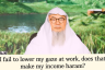 I fail 2 lower my gaze at work Will that make my income haram #islam #islamic #hijab
