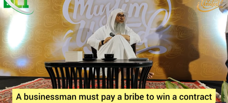 Businessman must pay bribe to get a contract with another company, is it permissible