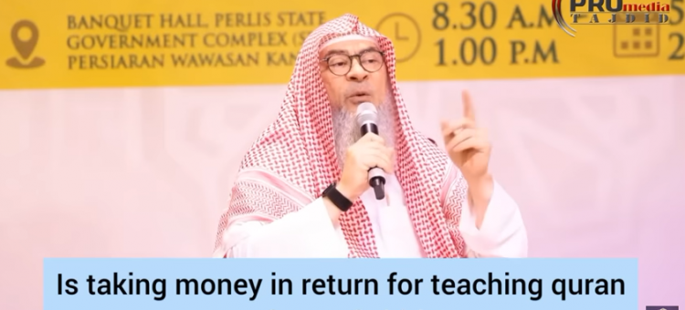 Is taking money for teaching Quran Teaching Islam, for being an imam a form of shirk