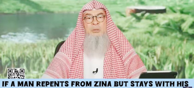 If he repents from zina but stays & goes out with his girlfriend Is repentance valid