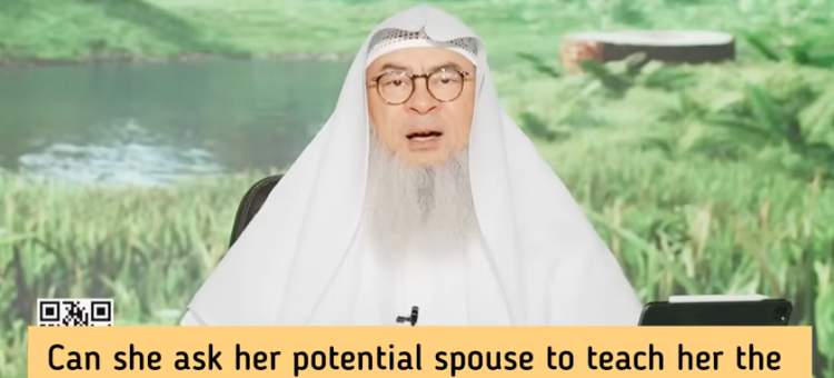 Can she ask him to teach her Quran or Hajj as Mahr (asking for non financial things)