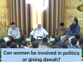 Can women be involved in politics or giving dawah?