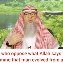 Are people, who claim Man has evolved from Apes, Taghoot? (Opposing what Allah says)