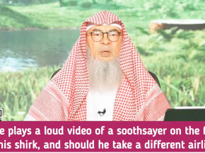 Airline plays video of soothsayer (Zodiac)is it shirk? Take another flight (alcohol)