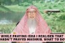 While praying Isha I realised I hadn't prayed Maghrib, what to do? #islam #islamic