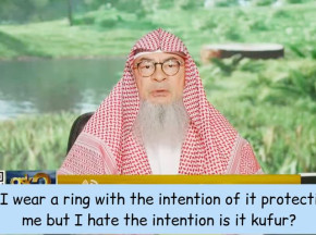If I see someone wearing a ring with shirk intention & I like that ring, is it kufr?