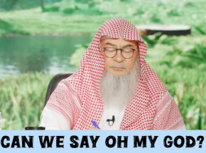 Can we say "Oh my God"?