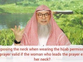 Exposing neck when wearing hijab, is my prayer valid?