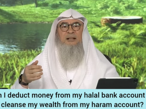Can I give away money to poor Muslims from my halal account to give interest money of Riba account?