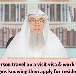 Can I travel on visit visa & work without govt knowing & later apply for residency?