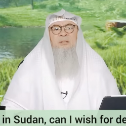 I live in Sudan, can I wish for death?