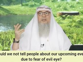 Should we not tell people about our upcoming events due to fear of evil eye?