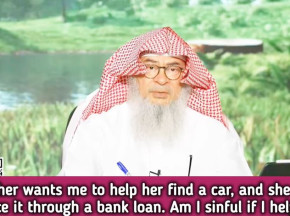 Mum wants me to find car that she would finance through bank loan, sinful if I help?