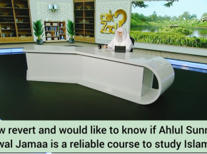 New revert wants to know if Ahle Sunnah wal Jamaa is reliable course to study Islam?
