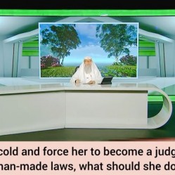 Parents scold & force her to become a judge & study man made law, what should she do