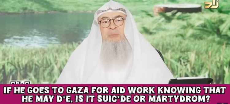 If he goes to G*za for aid work knowing he may d*e Is it martyrdom or su*cide #islam