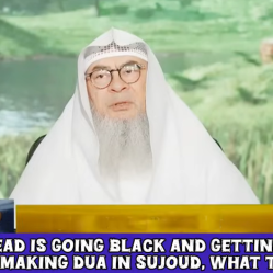 My forehead is going black & getting pimples from making dua in sujood, what to do?