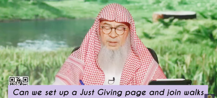 Cn we set up Just Giving page & join walks or marathons for charity or is it begging