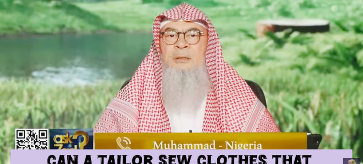 Can a tailor sew clothes that go below the ankles for his clients? #islam #islamic