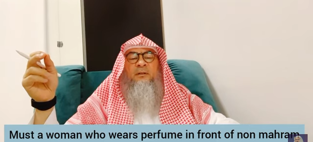 Must a woman who wears perfume in front of non mahrams perform ghusl as if she committed zina?