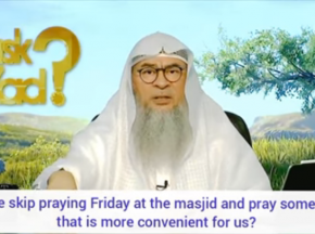 Can we skip Friday prayer at masjid & pray somewhere else convenient (out for picnic)