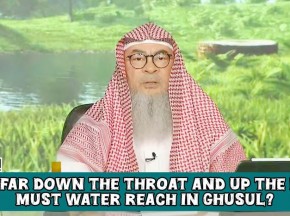 How far down the throat & down the nose must water reach in wudu & ghusl?