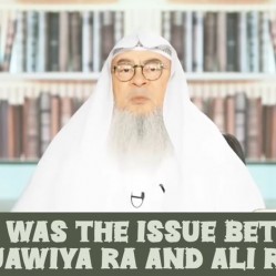 What was the issue between Muawwiya & Ali May Allah be pleased with them #islam