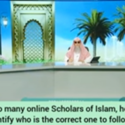 How to know which scholar is correct to follow with so many online scholars these days