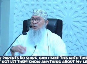 My parents do shirk, can I keep ties with them but not let them know anything about my life?