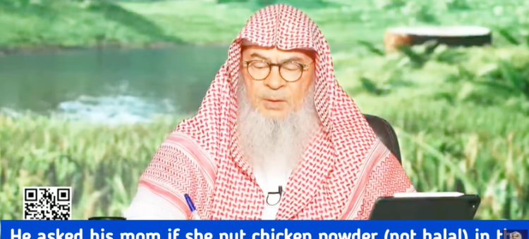 Asked my kafir mum if she put chicken powder (haram) in food she said no, I have doubts, can I eat?