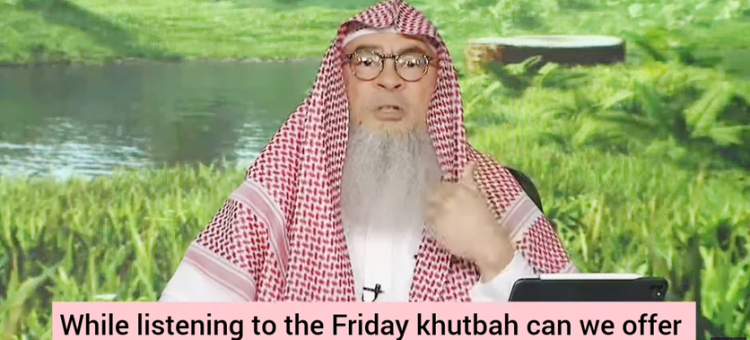 While listening to Friday khutbah can we offer salutations if we hear Prophet's name