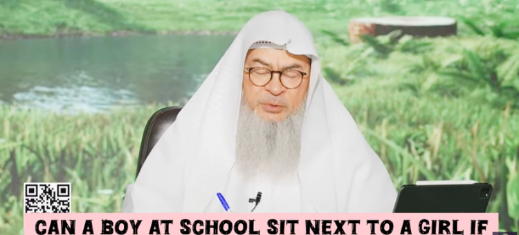 Can a boy sit next to a girl in class if there are no other options available #islam - assim al hakeem