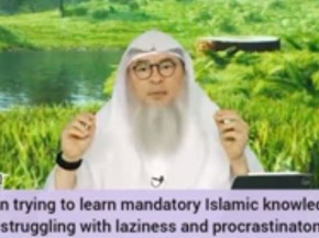 Layman learning mandatory Islamic knowledge but struggling with laziness Sinful Kufr?