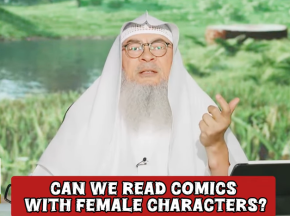 Can we read comics with female characters #islam #islamic #quran #allah #haram #halal