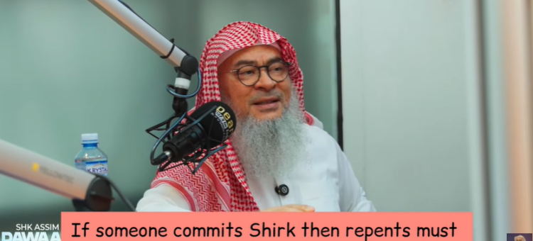 If someone commits shirk & then repents, must he shave off his head & trim his nails
