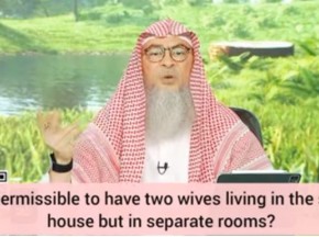 Is it permissible to have two wives living in the same house?