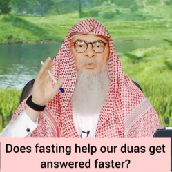 Can we fast in order to make our dua answered?