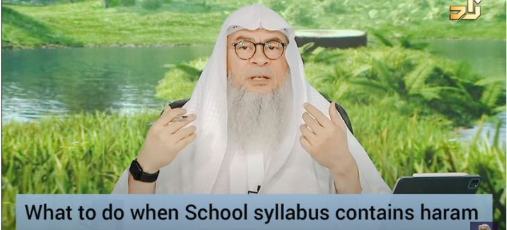 What to do when school syllabus contains haram things that we cannot avoid?