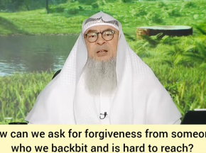 How to seek forgiveness if you backbit someone & its hard to reach them?
