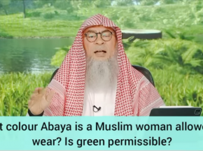 Can muslim women wear colourful abaya / burqa?