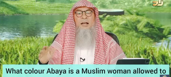 Can muslim women wear colourful abaya / burqa?