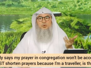 Family says my prayer in congregation won't be accepted & I must pray qasr as I'm traveler