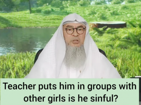 Teacher puts me in groups with girls, am I sinful?